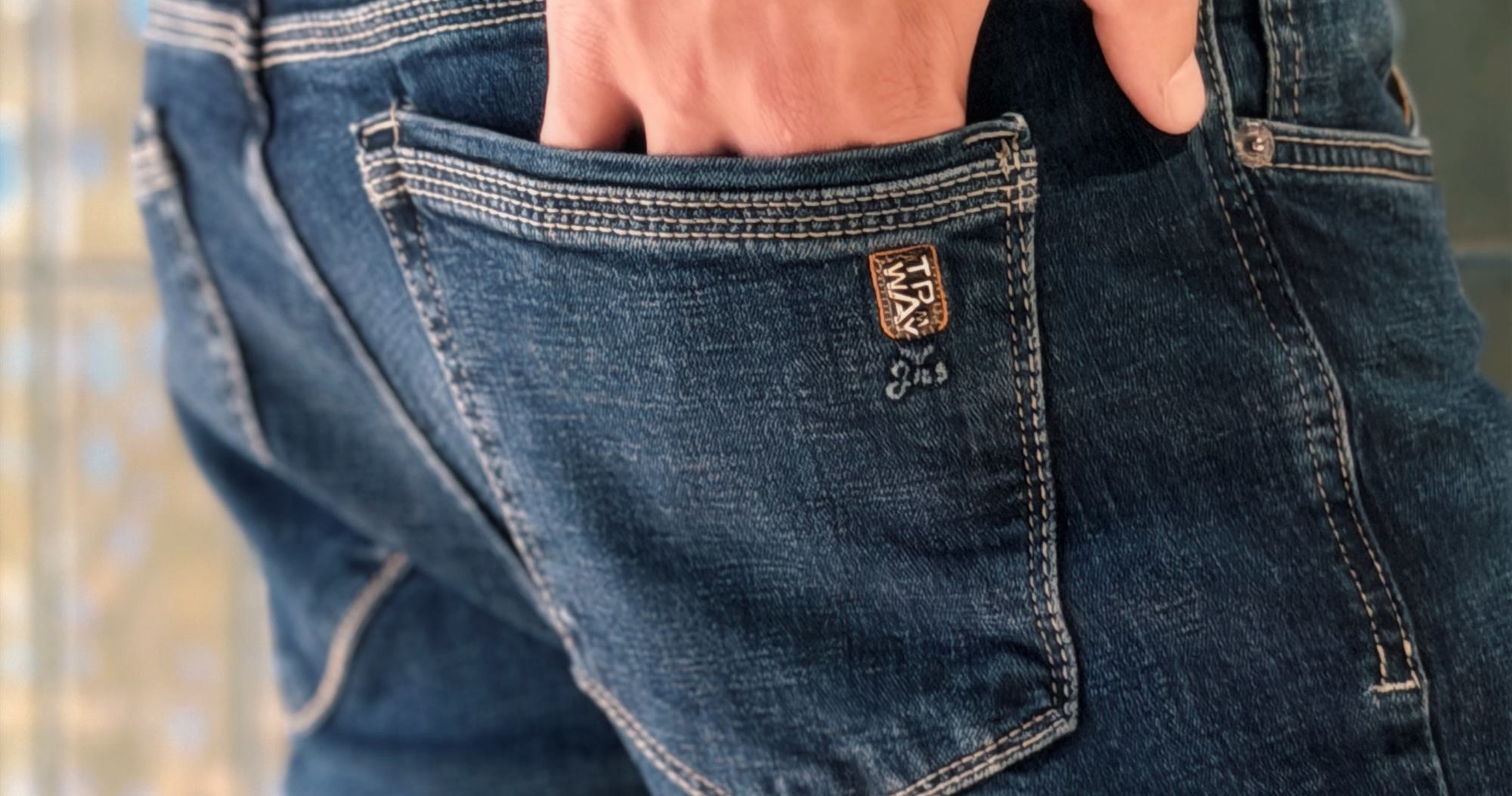Tramway Jeans arka cep etiketi